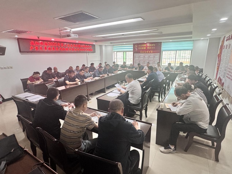 公司召開2025年第二季度安委會暨汛期暑期安全生產(chǎn)重大風(fēng)險隱患排查整治行動部署會